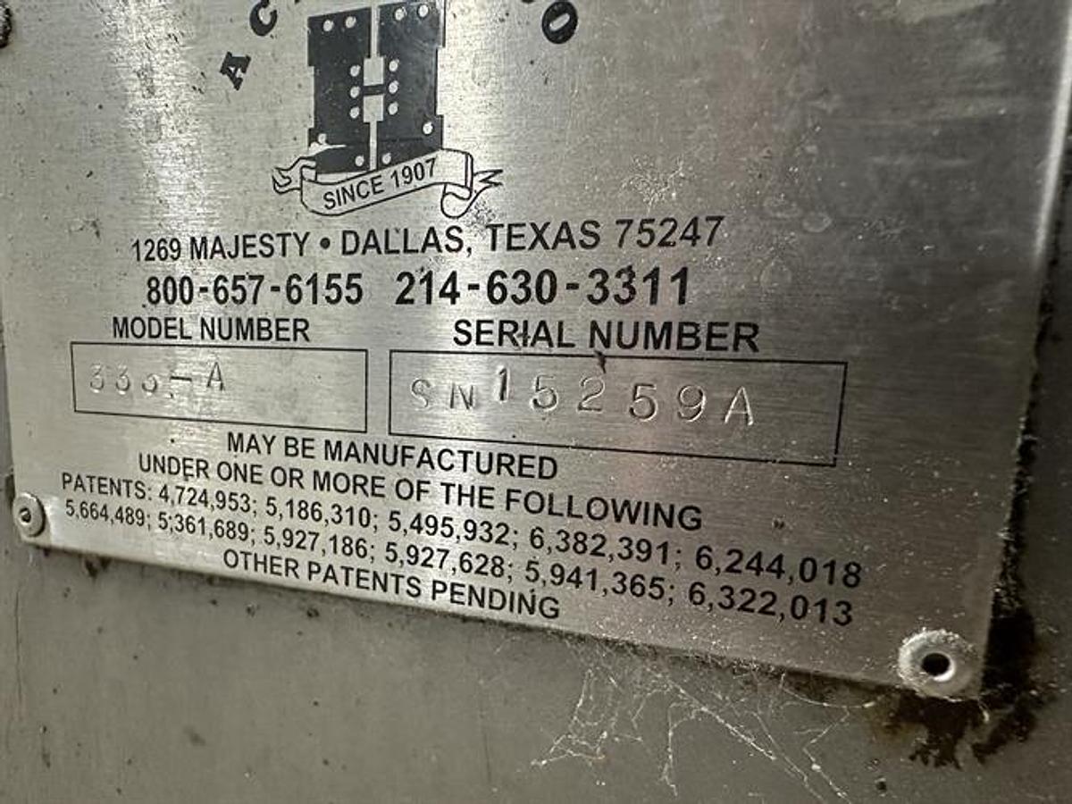 Used AC Horn 333-A 2000 lb/hr Dry Nut Roaster