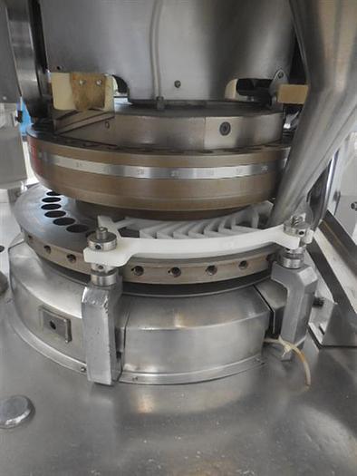 Used Adept stainless steel model ADR BB 35 station rotary tablet press