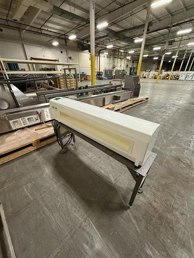 Used Safeline Metal Detector 3" tall x 45" wide Opening