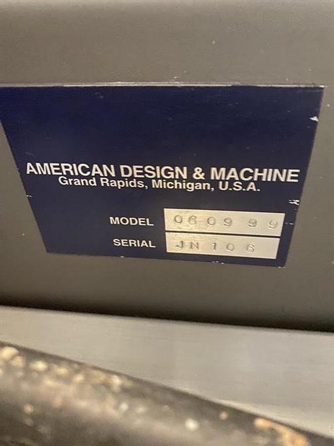 Used American Machine & Design 16" Wire Cut Extruder