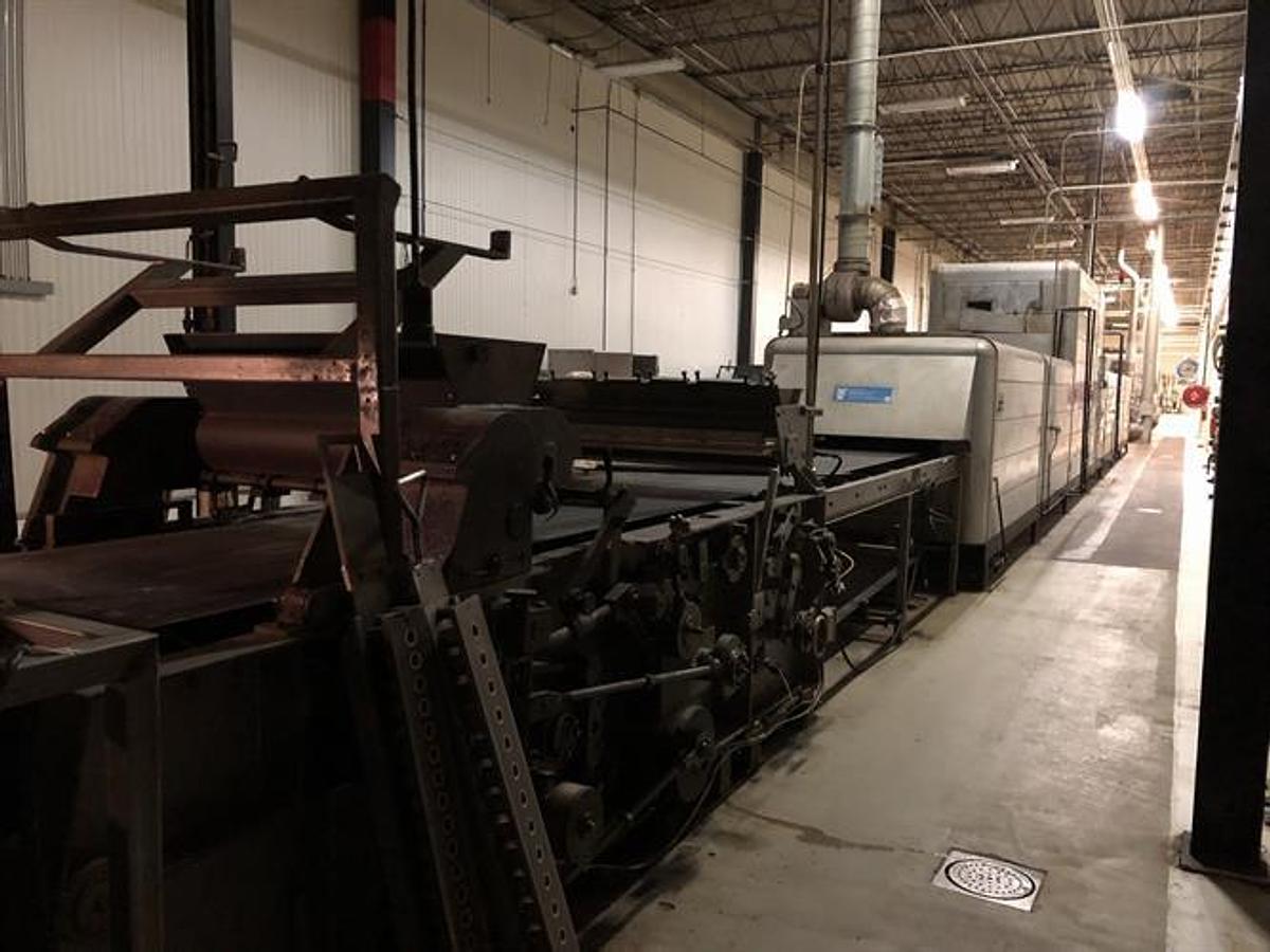 Used Werner Lehara 1- Meter Double Oven Line for Biscotti/Macaroons