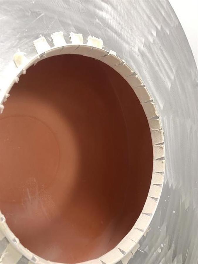 Used Stokes 40" diameter canvas polishing pan