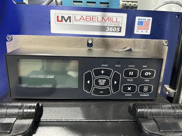 Used Label Mill Model LM3605CSTRH542-12 Print & Apply Labeler