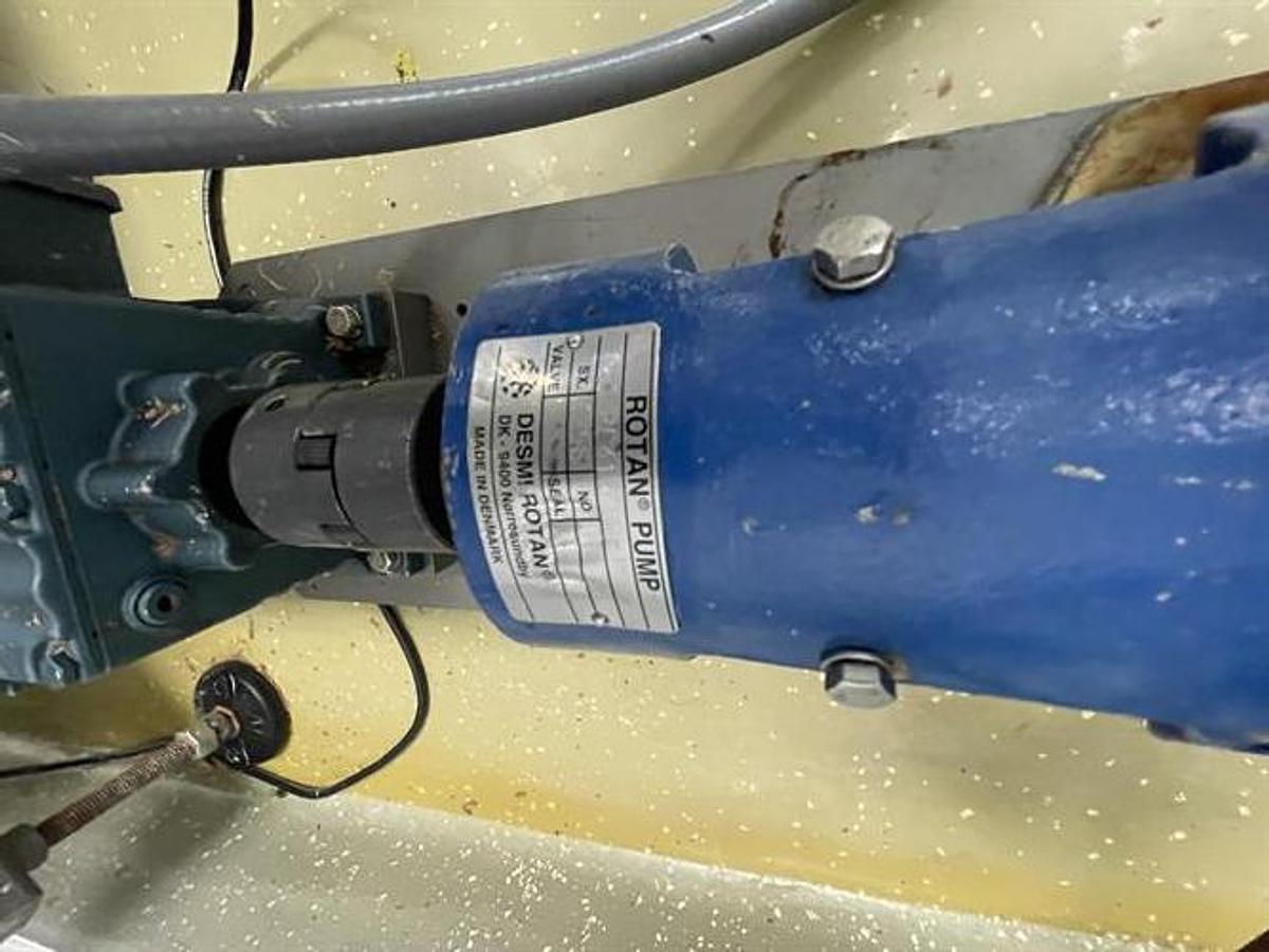 Used Rotan Jacketed 2" Chocolate Pump j- Carbon steel and water jacketed