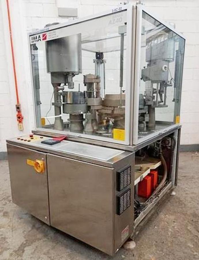 Used IMA Zanasi model AZ40 automatic capsule filler