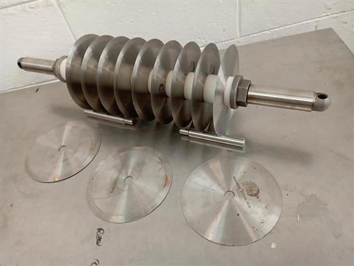 Used Savage stainless steel roller cutter