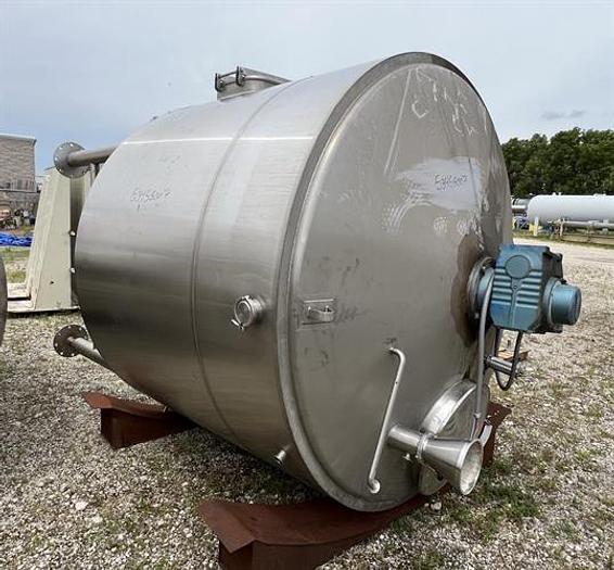 Used Silver State Stainless Brew Tank, 30 Barrel Mash Tun Cap1800 Gallon SS Mix Tank