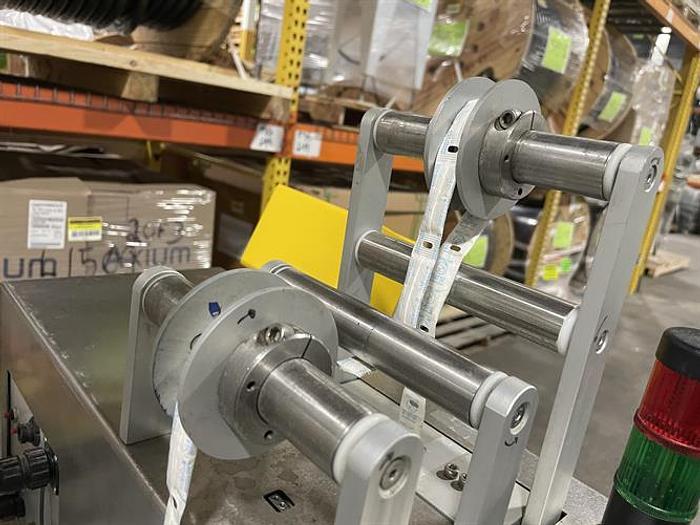 Used Abox Automation model PD1 pouch desiccant inserter