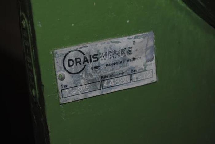 Used Drais Werke model T-25 stainless steel 25-liter Plow Mixer -