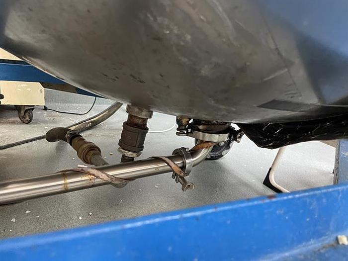 Used Groen 300 Gallon Stainless Steel Jacketed Kettle with High Shear and Prop Mixers