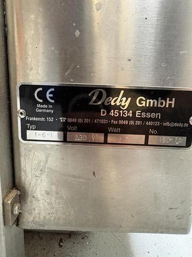 Used Dedy 320mm SS Enrober with Cooling Tunnel