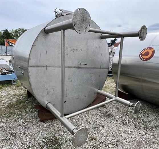 Used Silver State Stainless Brew Tank, 30 Barrel Mash Tun Cap1800 Gallon SS Mix Tank