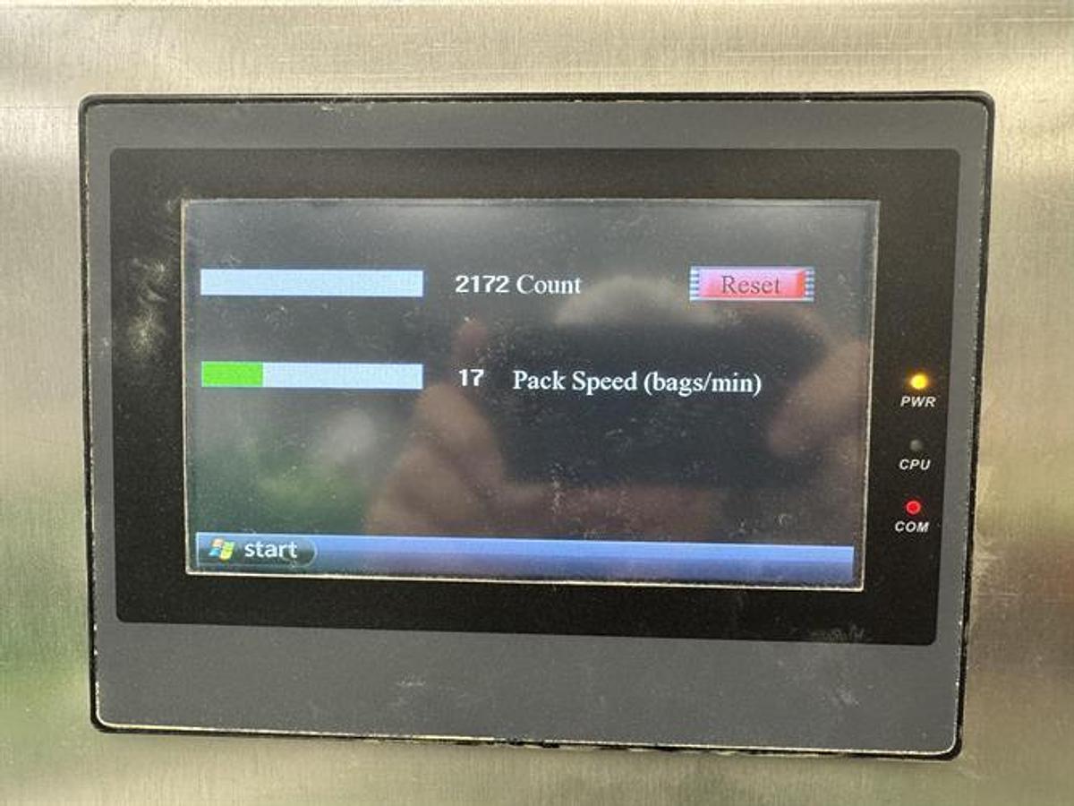 Used Ohlson Generation IV Rotary Pouch Packager With Auger Filler, Vacuum Powder, Scoop & Desiccant Pouch Feeders