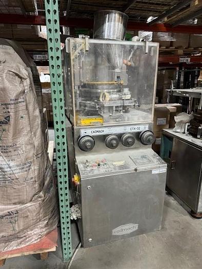 Used Cadmach model CTX-32 32 station tablet press