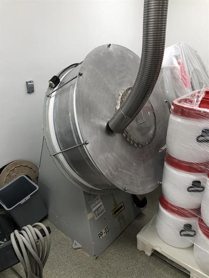 Used Stokes 40" diameter canvas polishing pan