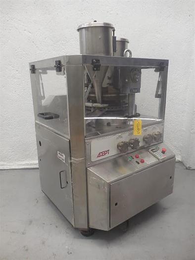 Used Adept stainless steel model BB30 45 stations rotary tablet press