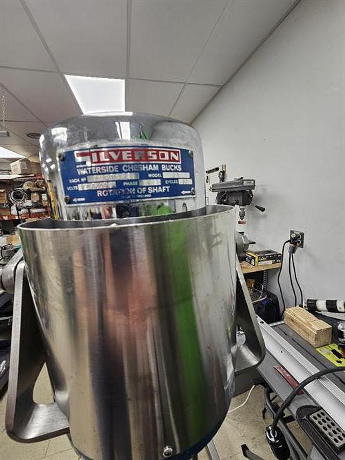 Used Silverson model 3X High Shear Mixer on stand