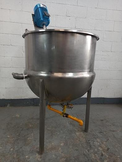 Used Stainless steel  85  gallon jacketed cooking & mixing kettle
