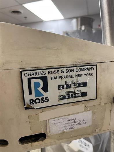 Used Ross ME-100-L Lab Disperser