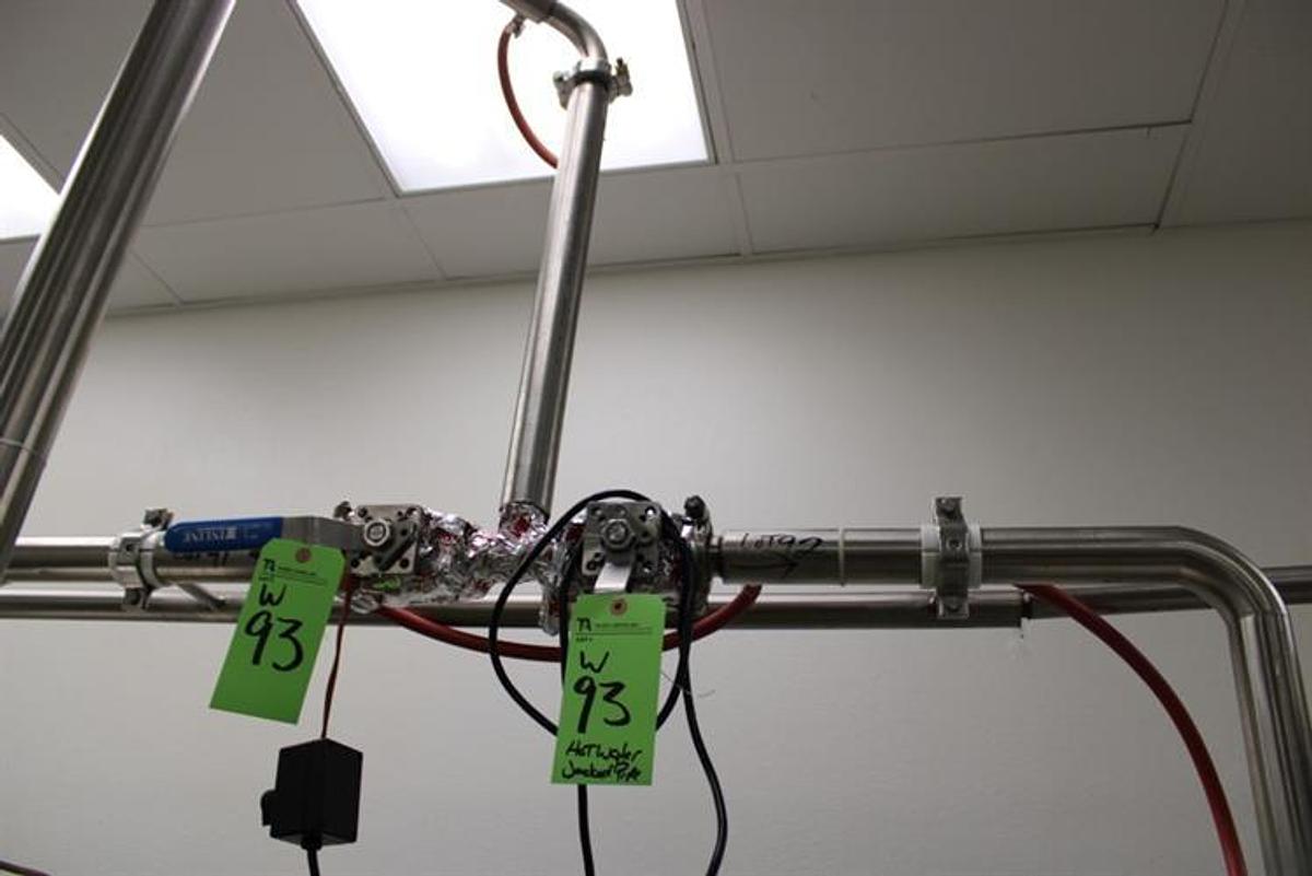 Used Lot of 2" Stainless Steel Jacketed Piping