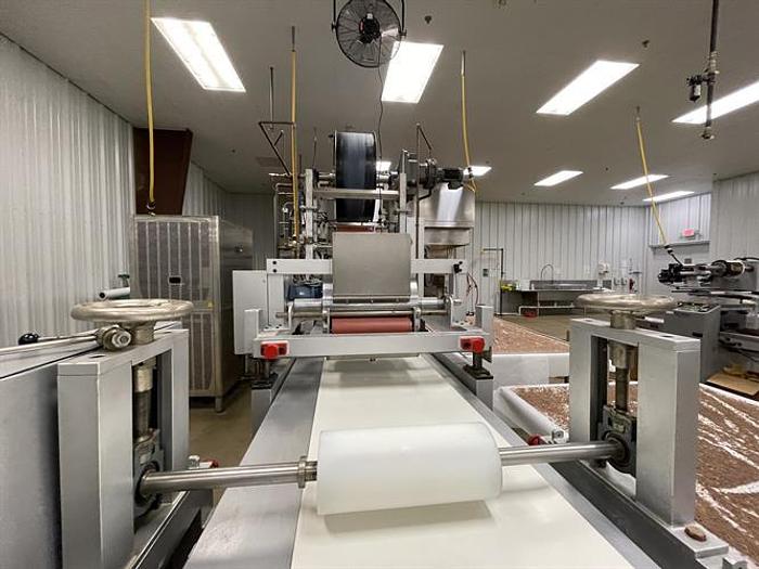 Used Sollich Double Layer Conbar Slab Line with Sollich Enrober