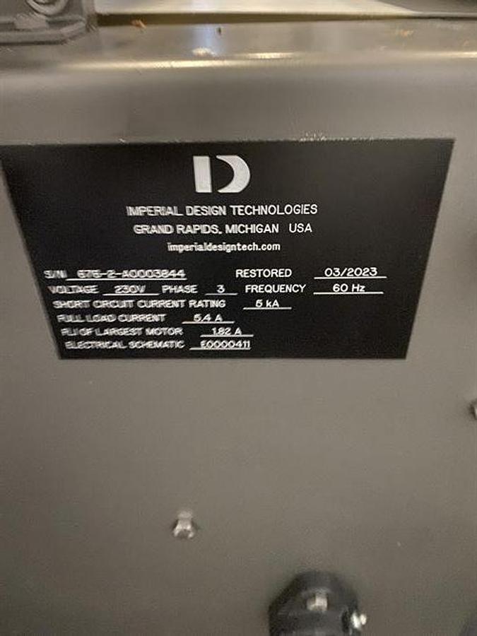 Used American Machine & Design 16" Wire Cut Extruder