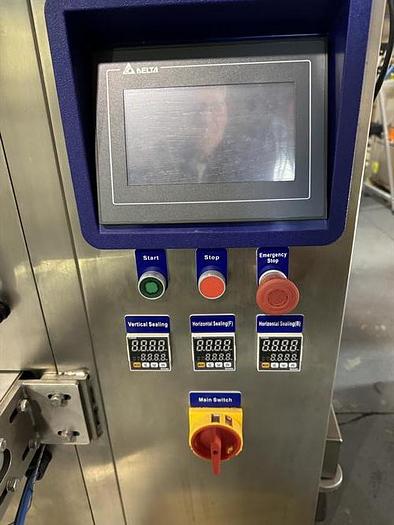 Used Lenis model LMSTS-300P single lane stick pack machine with tablet counter