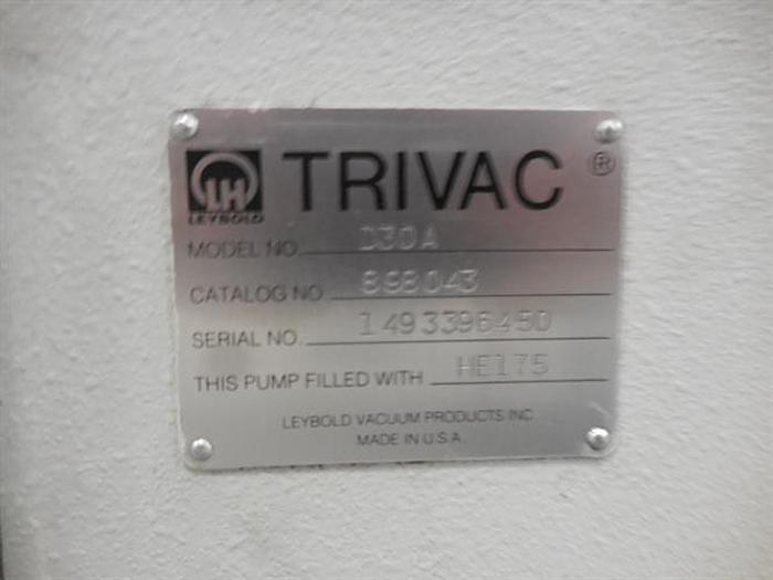 Used TRIVAC MODEL D30A PUMP