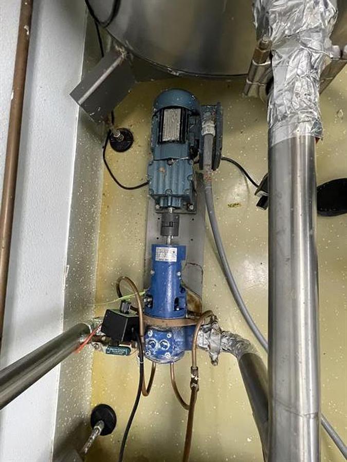 Used Rotan Jacketed 2" Chocolate Pump j- Carbon steel and water jacketed