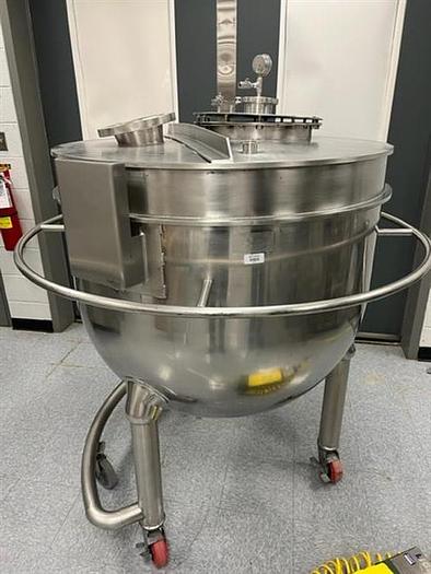 Used Groen model N-150SP 150 gallon 316 stainless steel tank