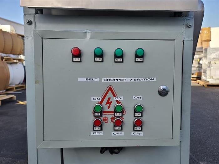 Used Nut Chopper with Vibratory Sieve Separator