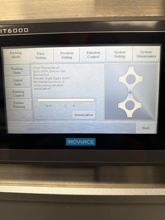 Used HDH FP-500 Hard Candy Flow Wrapper