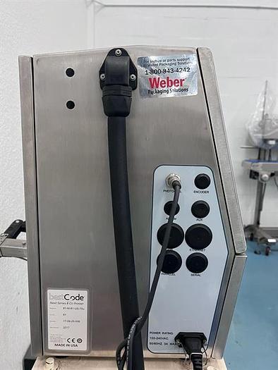 Used Weber Model 4300 Pro Apply Labeler and Printer