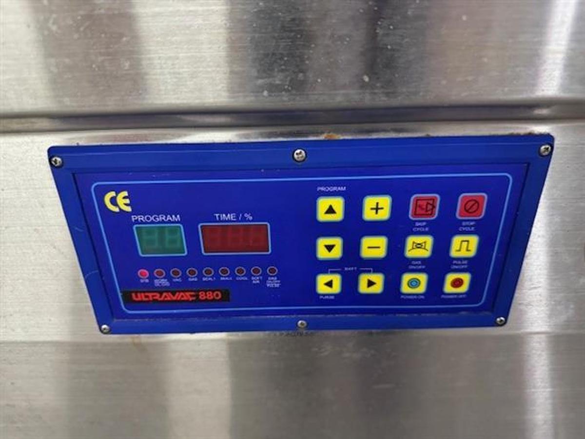 Used Ultra Source Ultravac 880 vacuum packager & Henkelman DT 100 diptank