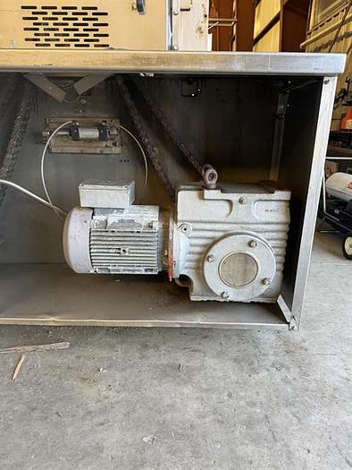 Used APV 48" Two Roll Extruder with Ultrasonic Guillotine Cutter