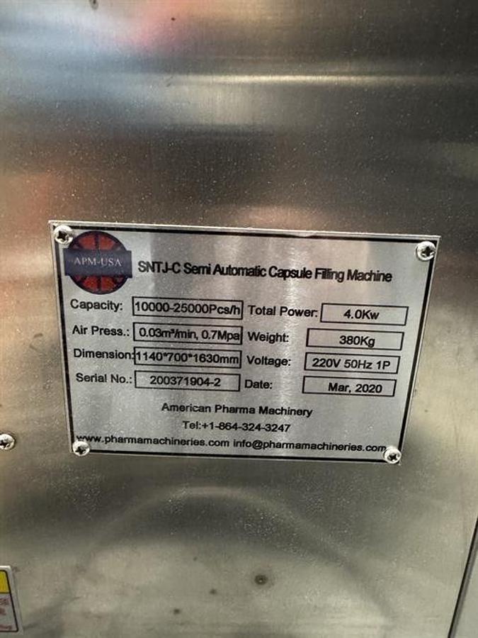 Used SNTJ-C Semi-Auto Capsule Filler