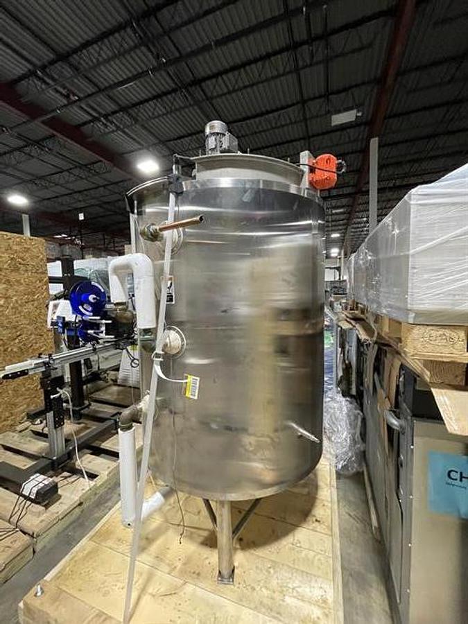 Used Walker 320 Gallon SS Jacketed & Agitated Tank