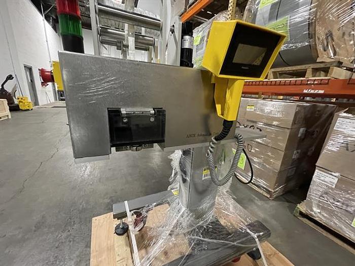 Used Abox Automation model PD1 pouch desiccant inserter