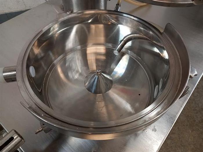 Used Glatt GPCG 3 Fluid Bed with spray head