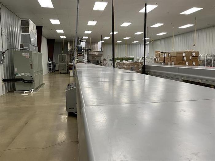 Used Sollich Double Layer Conbar Slab Line with Sollich Enrober