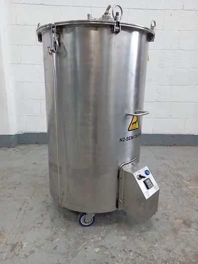 Used Stainless steel 53 gallon jacketed