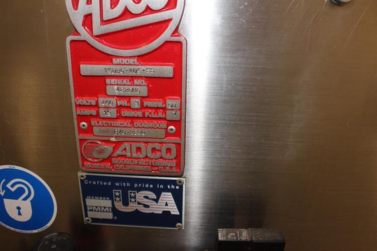 Used Adco Model 15DBC105SS Automatic Horizontal Cartoner