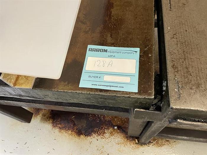 Used Thomas Mills 3 x 6 Ft Steel Water Cooled Table