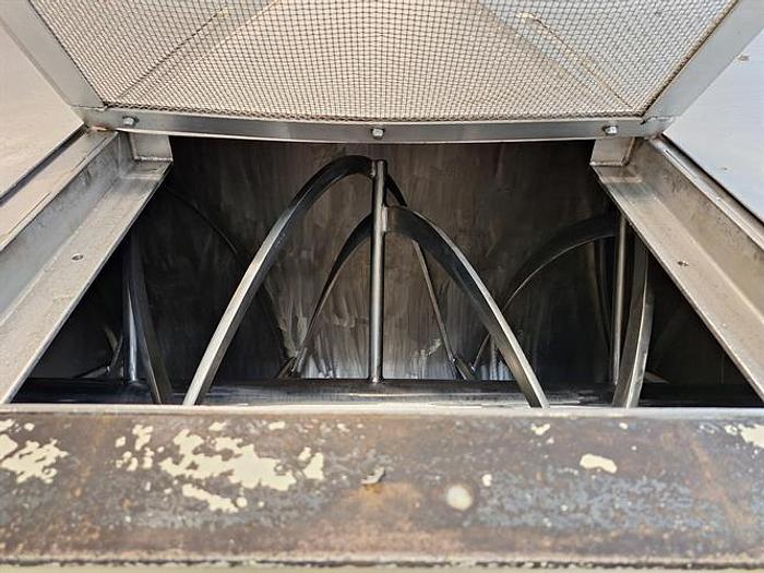 Used 50 cuft Stainless Steel Double Ribbon Blender