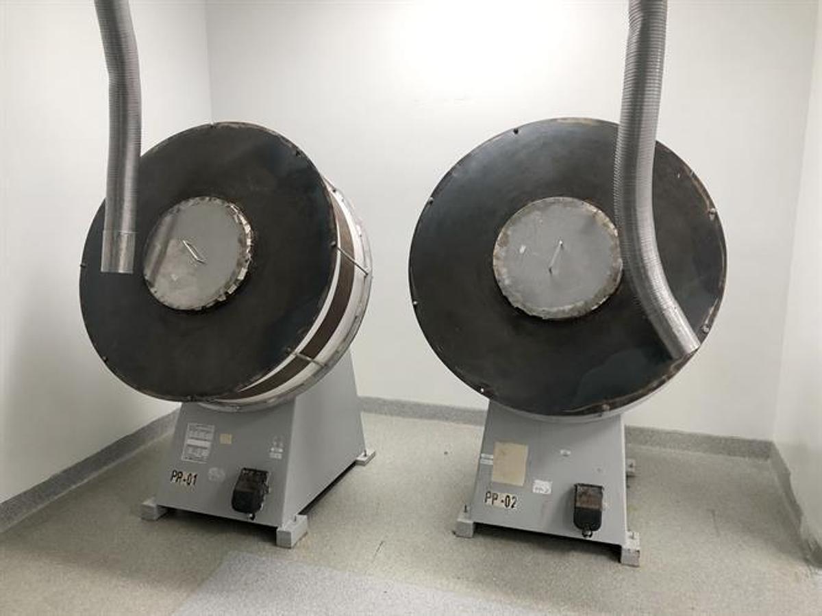 Used Cherry Burrell 40" diameter canvas coating pan