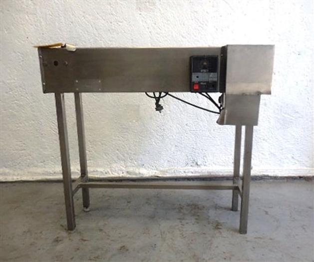 Used Stainless steel plastic flat top chain conveyor