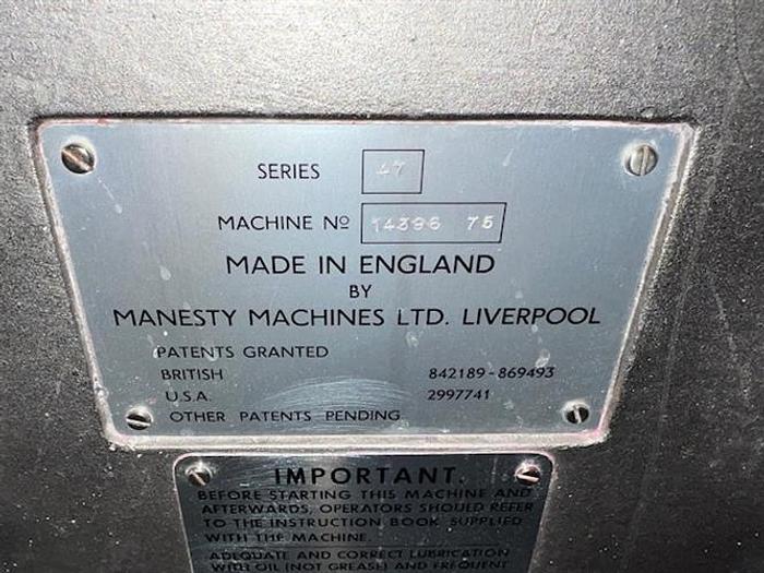 Used Manesty Layerpress 47-station Rotary Tablet Press
