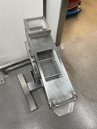Used Sanpharm Systems model TE101-L stainless steel vibratory tablet deduster