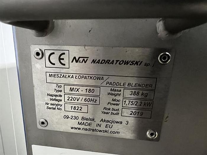 Used N&N Nadratowski Model MIX-180 Paddle Blender
