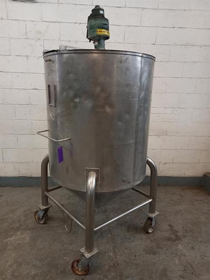 Used 170 gallon stainless steel tank